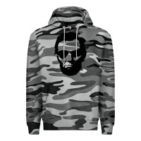 Slate Camo cool abe lincoln with aviator sunglasses black Premium Hoodie - lanVoArt