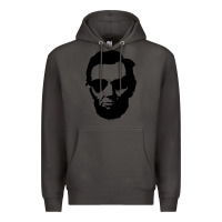 Smoke cool abe lincoln with aviator sunglasses black Premium Hoodie - lanVoArt