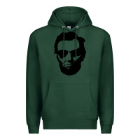 Sports Green cool abe lincoln with aviator sunglasses black Premium Hoodie - lanVoArt
