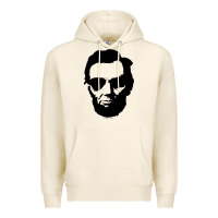Tofu cool abe lincoln with aviator sunglasses black Premium Hoodie - lanVoArt
