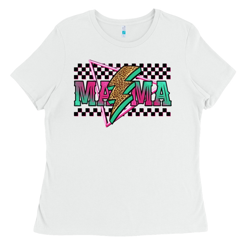 Mama Techno Lightning Bolt Ladies Tee by Jasminsmagicworld | Teevron