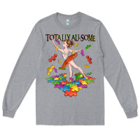 Heather Grey totally au some Long Sleeve Tee - CowGirlArtShop