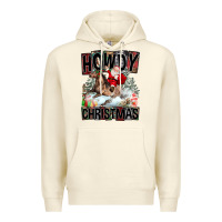 Sandshell Howdy Christmas Rodeo Santa Premium Hoodie - FaDigitalArtStudio