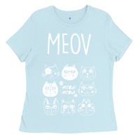 Baby Blue Meow Ladies Tee - Bettercallsaul