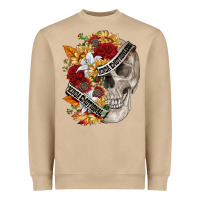 Mushroom skull kinda emotionless kinda emotional Heavyweight Sweatshirt - FaDigitalArtStudio