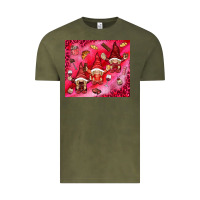 Vintage Olive gnomies with food elements tumbler hjf Vintage Tee - HowdyJamesFarm