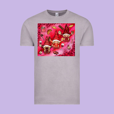 Gnomies With Food Elements Tumbler Hjf Vintage Tee Designed By Howdyjamesfarm