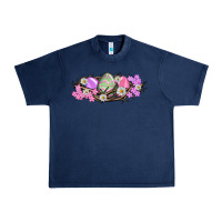 Navy Easter eggs and crown of thorns Easter Day Urban Heavy Tee - HowdyJamesFarm