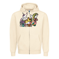 Sandshell Happy Easter Zipper Hoodie - CowhideDigitalArt