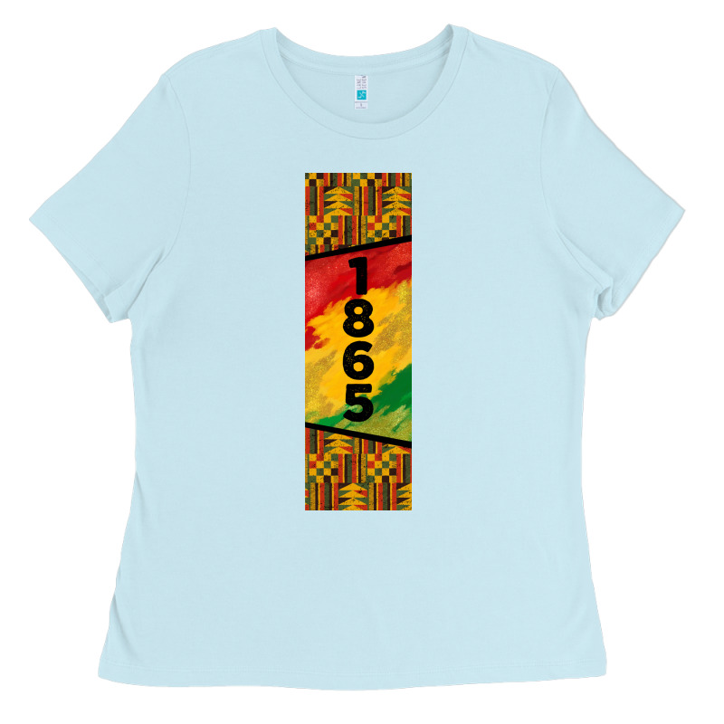 Juneteenth Pen Wrap Ladies Tee by BarkalooDesign | Teevron