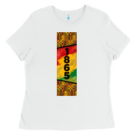 White juneteenth pen wrap Ladies Tee - BarkalooDesign