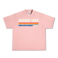 Salmon Vintage 70S 80S Style Squam Lake Nh Urban Heavy Tee - lanVoArt