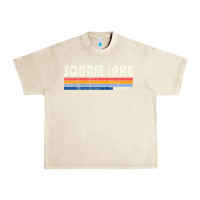 Sandshell Vintage 70S 80S Style Squam Lake Nh Urban Heavy Tee - lanVoArt