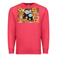 Cardinal Mama Panda And Baby Panda Premium Sweatshirt - Artiststas