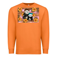 Carrot Mama Panda And Baby Panda Premium Sweatshirt - Artiststas
