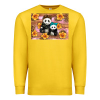 Lemon Mama Panda And Baby Panda Premium Sweatshirt - Artiststas