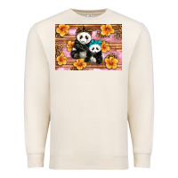 Sandshell Mama Panda And Baby Panda Premium Sweatshirt - Artiststas