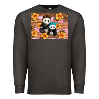 Smoke Mama Panda And Baby Panda Premium Sweatshirt - Artiststas