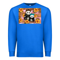 True Royal Mama Panda And Baby Panda Premium Sweatshirt - Artiststas