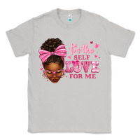 Moon Dust it's the self love for me afro woman Classic Tee - texasbilliewilder