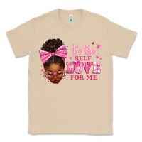 Mushroom it's the self love for me afro woman Classic Tee - texasbilliewilder
