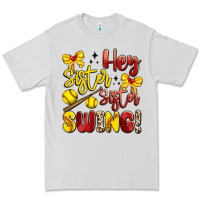 Dove Grey hey sister sister swing softball Premium Tee - Artiststas
