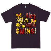 Plum hey sister sister swing softball Premium Tee - Artiststas