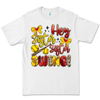 White hey sister sister swing softball Premium Tee - Artiststas