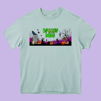 Spooky Mimi Libbey Glass Heavy Core Tee Designed By Bundleandbundleshop