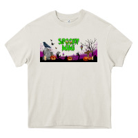 Cream spooky mimi libbey glass Heavy Core Tee - BundleAndBundleShop