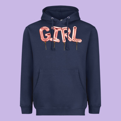 Girl Balloon Heavyweight Hoodie Designed By Artiststas
