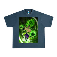 Midnight Navy legendary broly supersaiyajin poster travel Urban Heavy Tee - lanVoArt