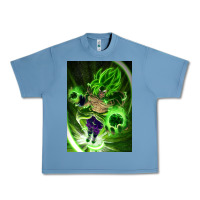 Pebble Blue legendary broly supersaiyajin poster travel Urban Heavy Tee - lanVoArt