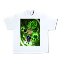 White legendary broly supersaiyajin poster travel Urban Heavy Tee - lanVoArt
