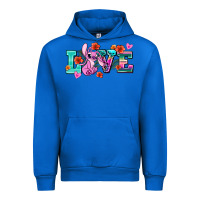 Cobalt love stitch Urban Hoodie - AdoDesignShop