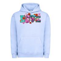Pigment Grape Ice love stitch Urban Hoodie - AdoDesignShop