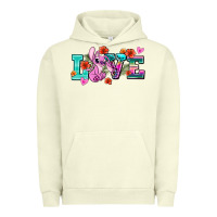 Pigment Pistachio love stitch Urban Hoodie - AdoDesignShop