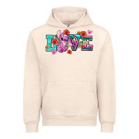 Sandshell love stitch Urban Hoodie - AdoDesignShop