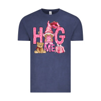 Vintage Denim hug me with gnome hjf Vintage Tee - HowdyJamesFarm