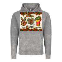 Cloud Rock peace love juneteenth Vintage Hoodie - TumblerDesignByShophia