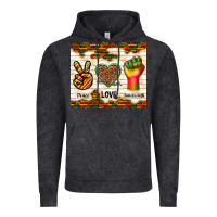 Vintage Black peace love juneteenth Vintage Hoodie - TumblerDesignByShophia