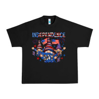 Black Independence Day with gnomies Urban Heavy Tee - HowdyJamesFarm