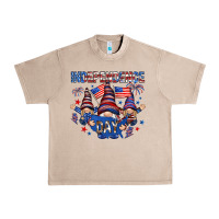 French Oak Independence Day with gnomies Urban Heavy Tee - HowdyJamesFarm