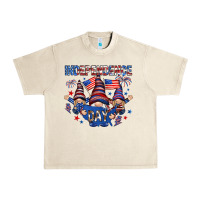 Sandshell Independence Day with gnomies Urban Heavy Tee - HowdyJamesFarm