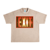 French Oak exit sign   hippie Urban Heavy Tee - lanVoArt