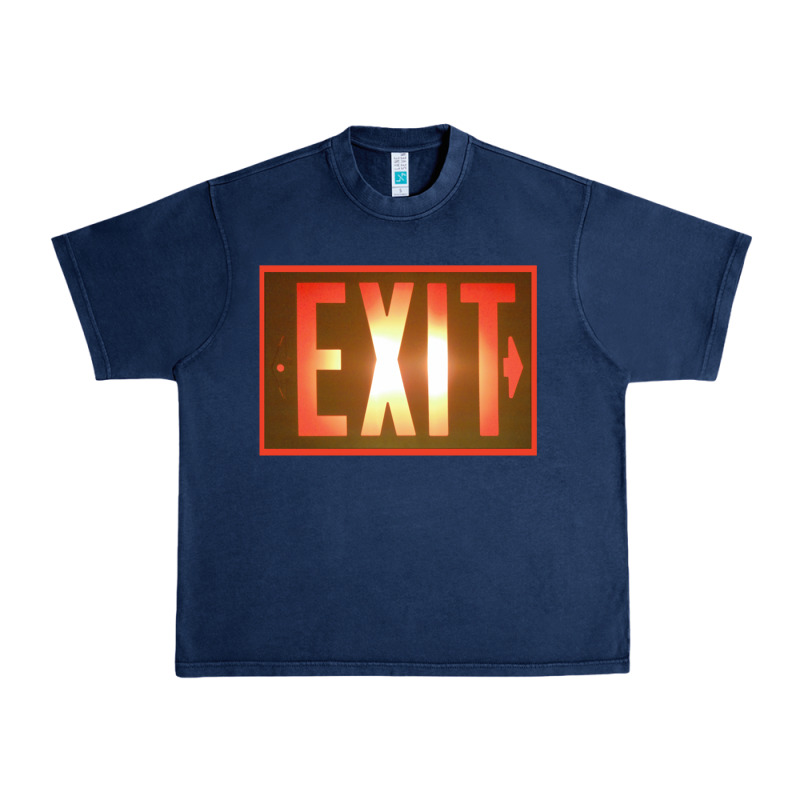 Exit Sign   Hippie Urban Heavy Tee by lanVoArt | Teevron