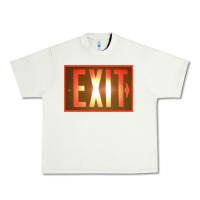 Pistachio exit sign   hippie Urban Heavy Tee - lanVoArt