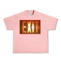 Salmon exit sign   hippie Urban Heavy Tee - lanVoArt