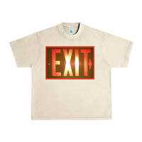 Sandshell exit sign   hippie Urban Heavy Tee - lanVoArt