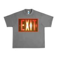 Tornado exit sign   hippie Urban Heavy Tee - lanVoArt